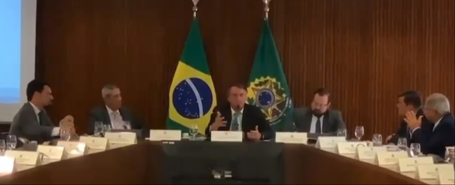 Trecho do vídeo da reunião do ex-presidente Jair Bolsonaro com ministros em que discutem a tentativa de golpe Trecho do vídeo da reunião do ex-presidente Jair Bolsonaro com ministros em que discutem a tentativa de golpe