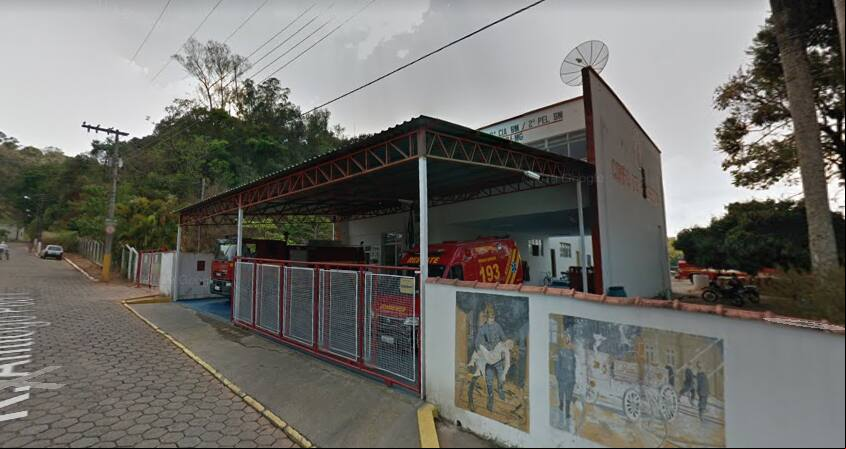 Sede dos bombeiros em Itajubá