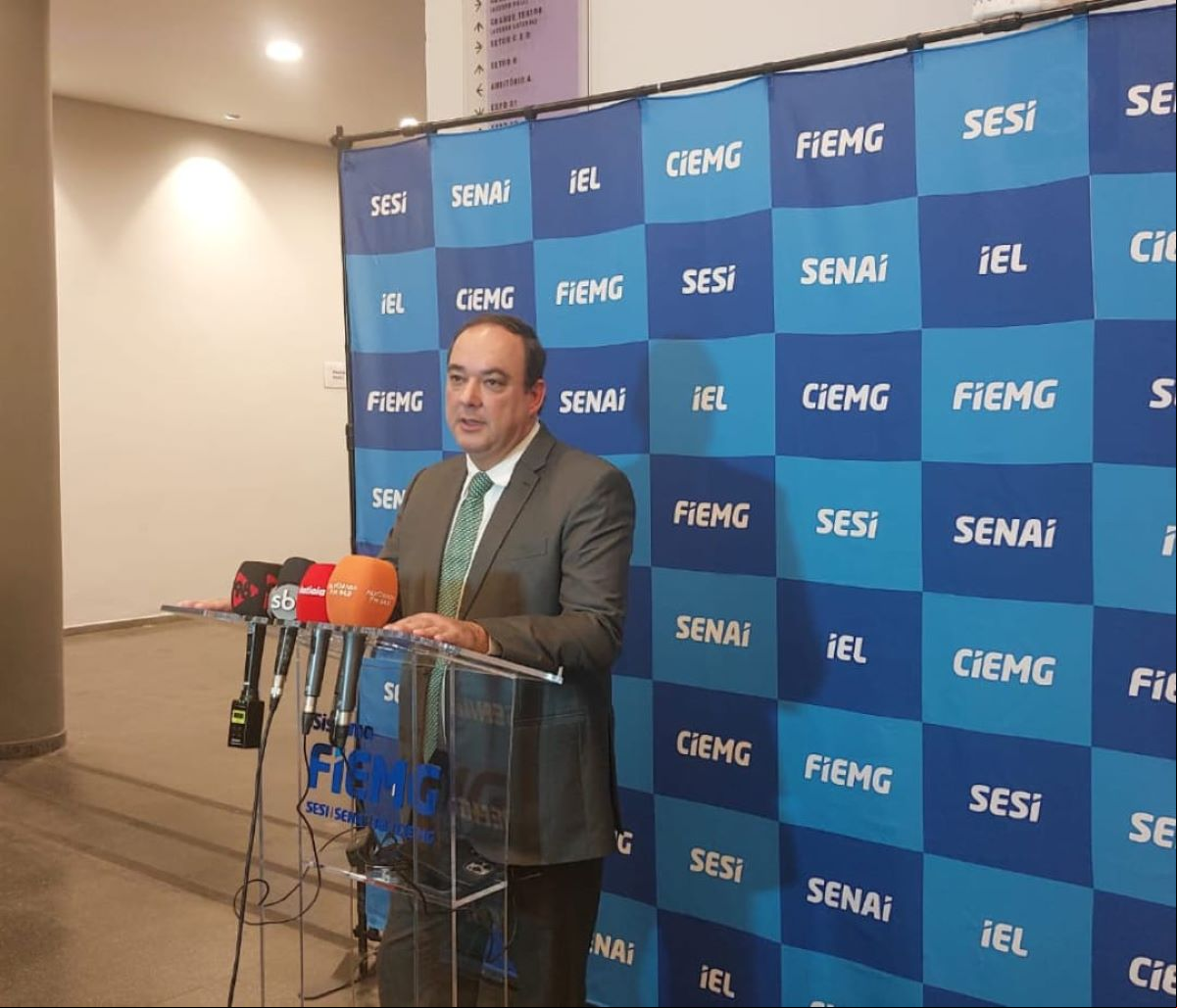 Flavio Roscoe falou com a imprensa antes da celebração do Dia da Indústria