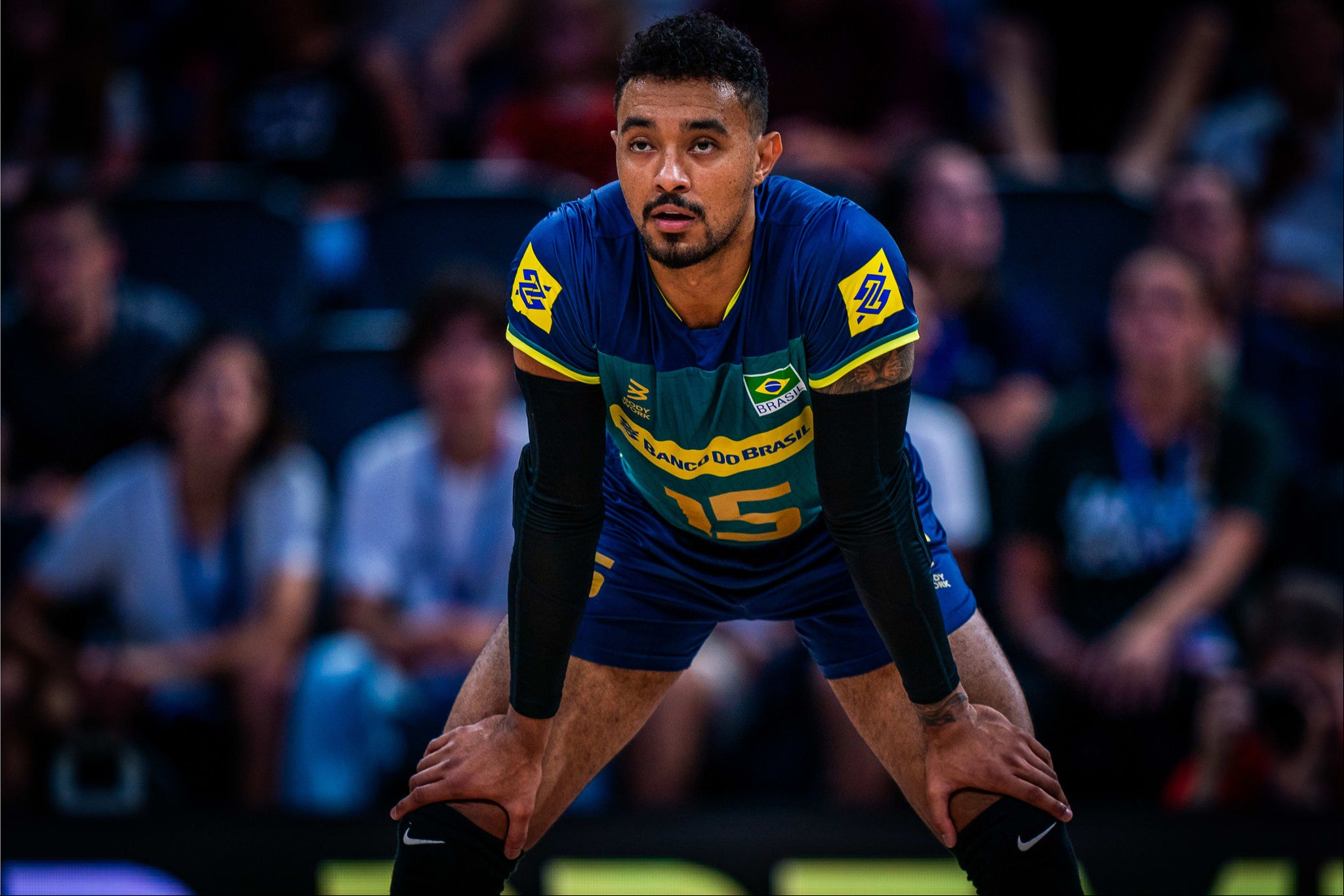 Maique seleção brasileira 2023 Maique líbero da seleção masculina de vôlei
