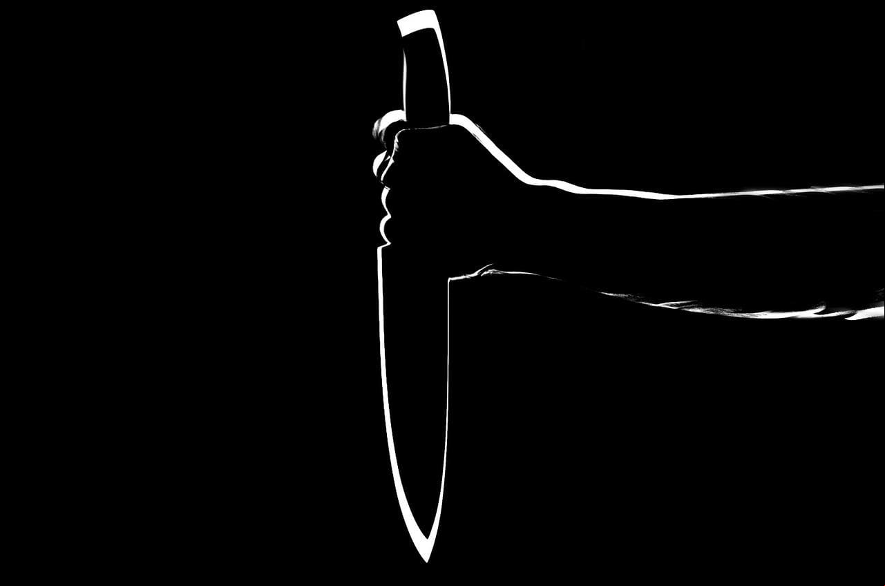 Imagem ilustrativa mostra uma faca Faca usada no crime foi apreendida pela PM
