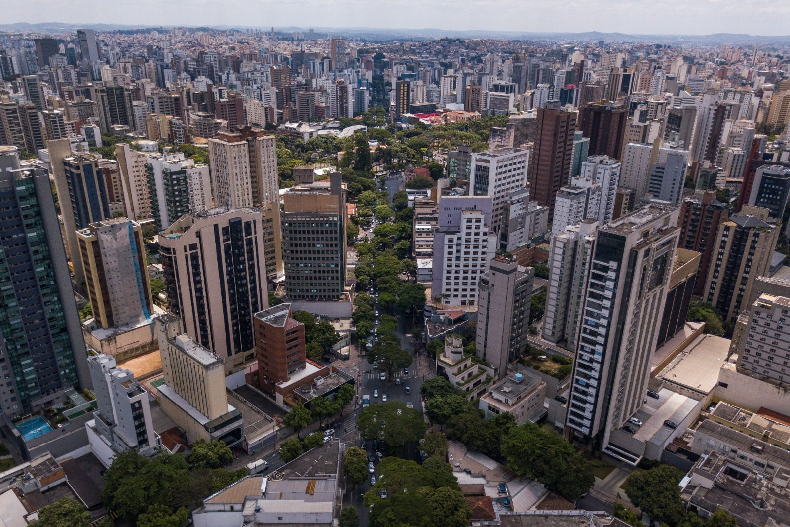 Vista aérea de Belo Horizonte