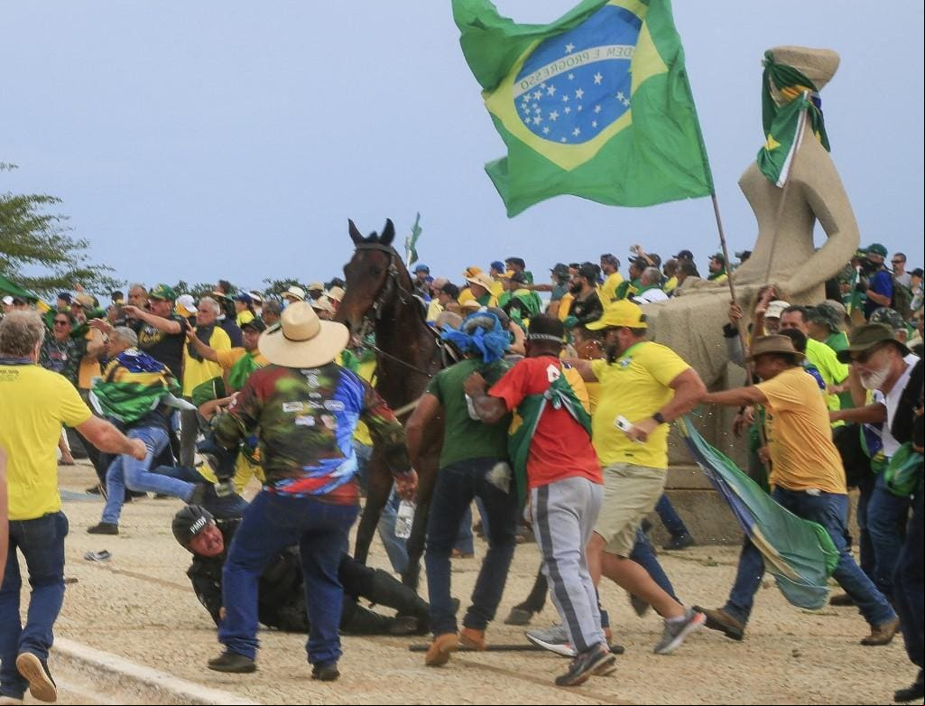violência ato antidemocrático 8 de janeiro brasília
