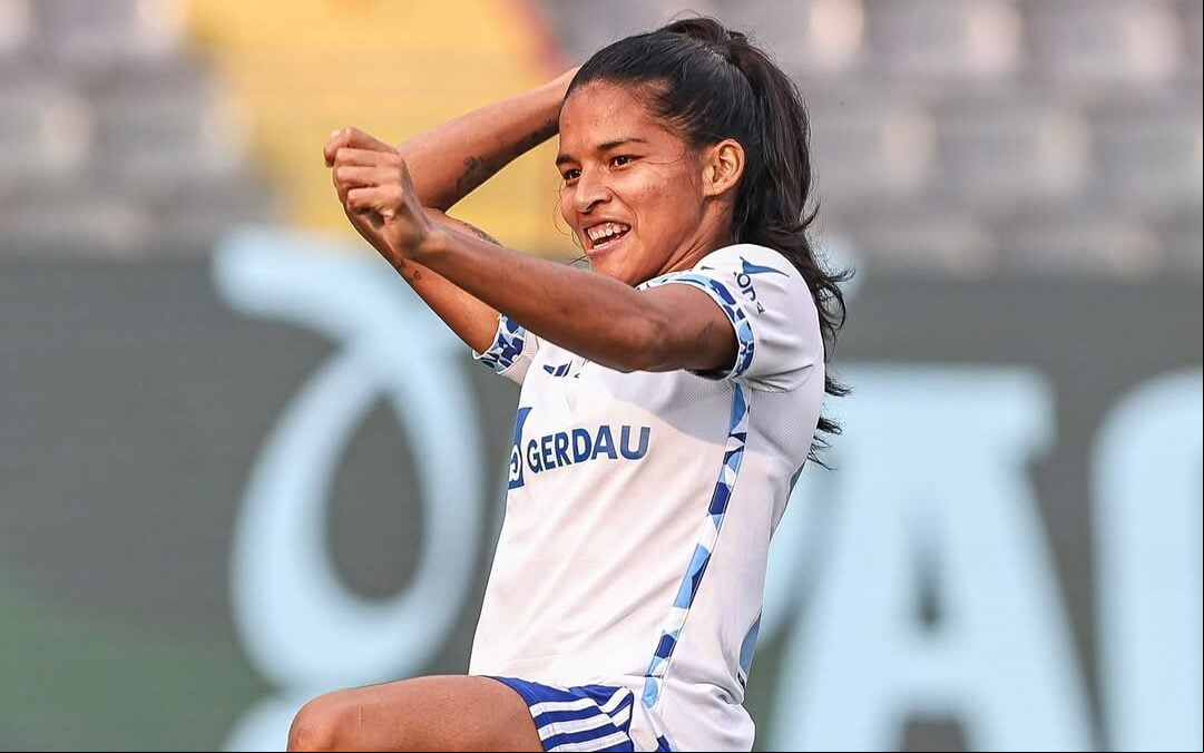 Cruzeiro vence Palmeiras com gol de Marília. (Foto: Rebeca Reis / CBF)