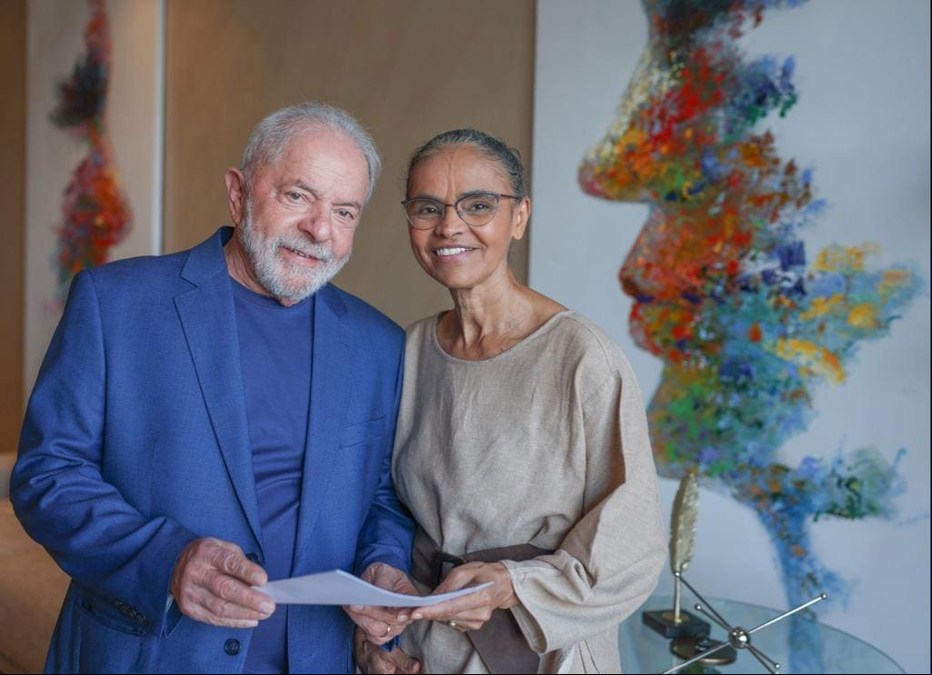 Lula e Marina Silva na COP27, no Egito Lula e Marina Silva na COP27, no Egito