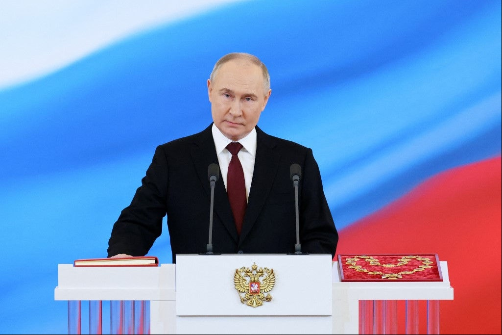 RUSSIA-POLITICS-PUTIN-INAUGURATION O presidente da Rússia, Vladimir Putin