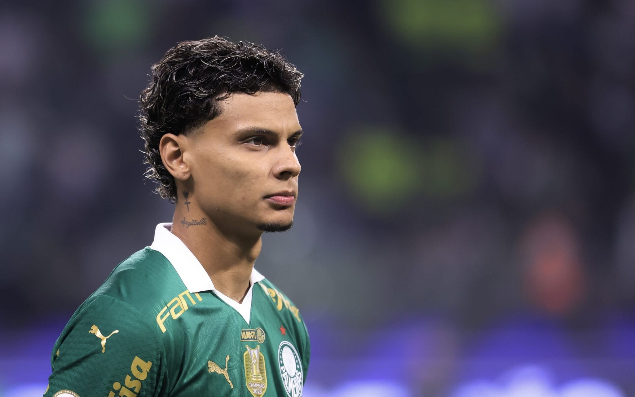 Richard Ríos, meia do Palmeiras (Foto: Marcello Zambrana/AGIF)
