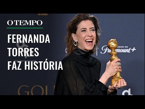 Atriz fez história ao vencer o Globo de Ouro pela atuação no filme Ainda Estou Aqui