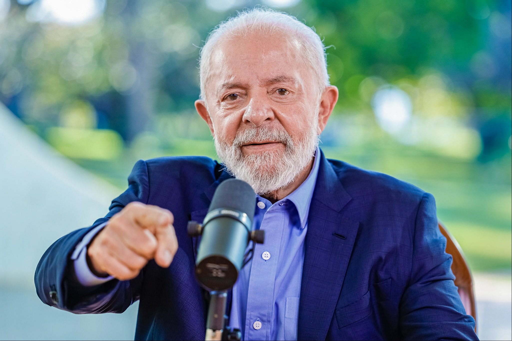 lula Presidente da República, Luiz Inácio Lula da Silva, durante entrevista ao Jornal da CBN, no Palácio da Alvorada