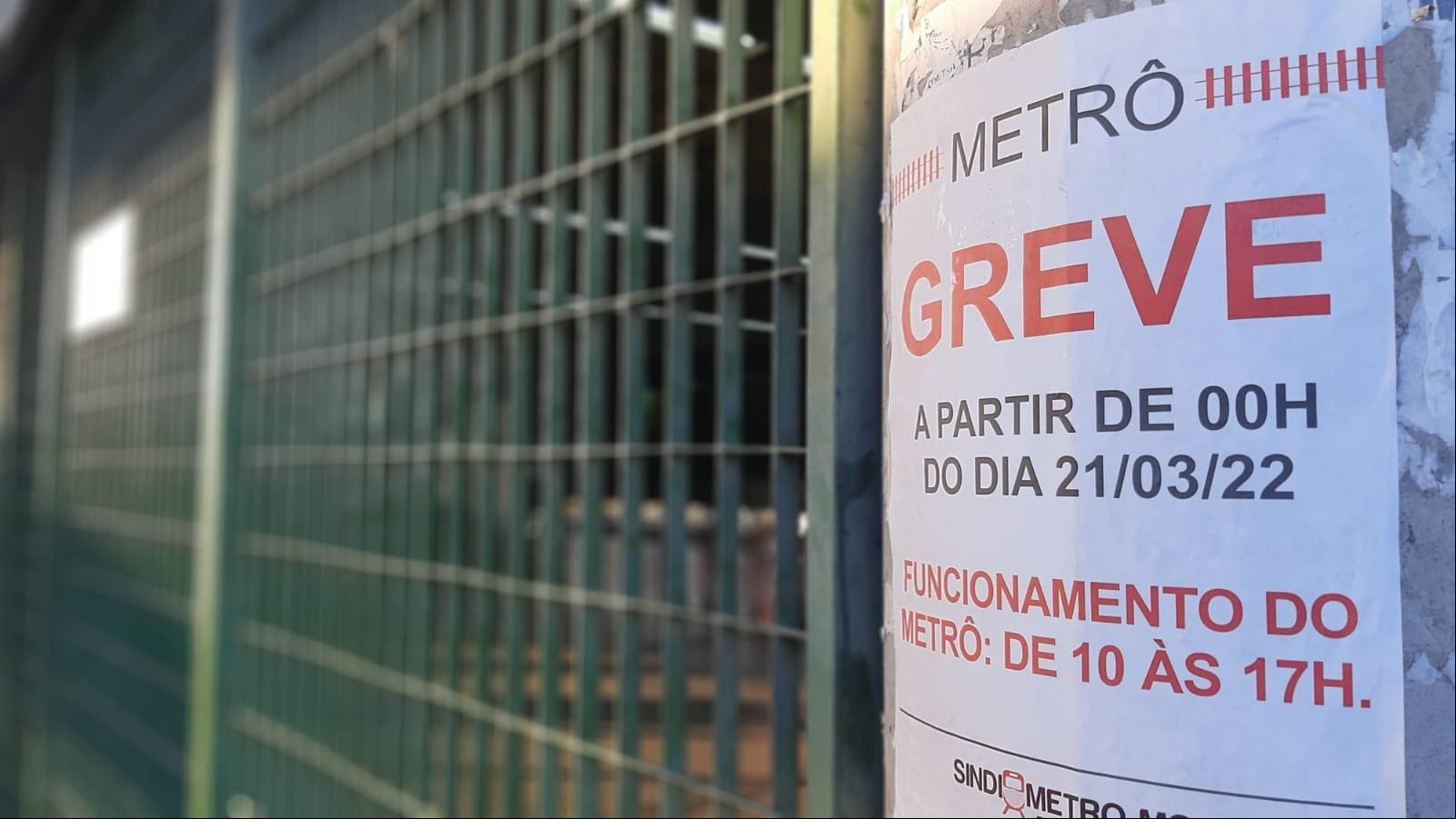 greve do metrô de BH greve do metrô de BH