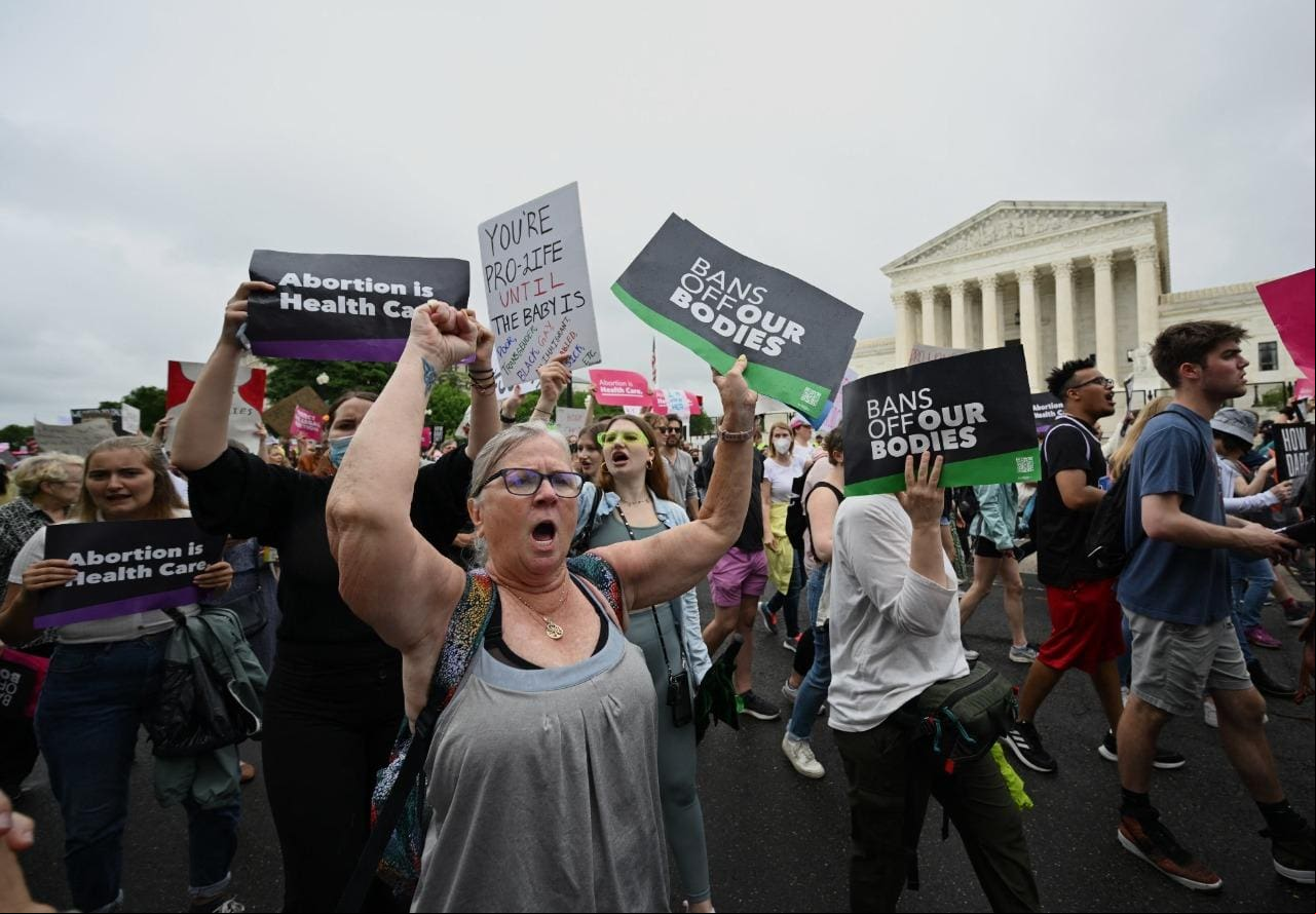 Protestos pelo o ao direito ao aborto nos EUA Protestos pelo o ao direito ao aborto nos EUA
