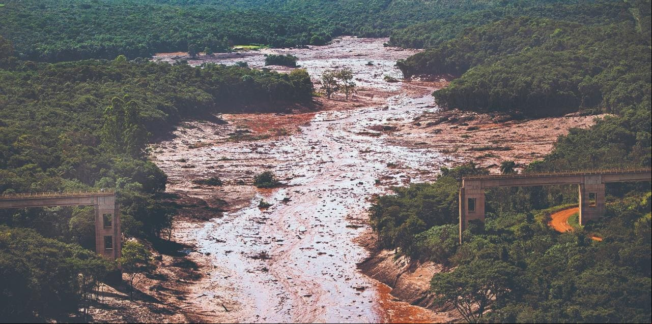 Brumadinho Rompimento da barragem da mina de Córrego do Feijão, da Vale, foi em 2019