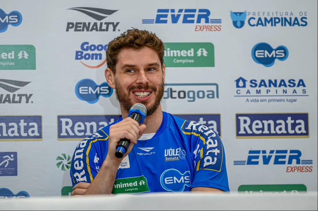 Bruninho anunciado por Campinas Bruninho, levantador da seleção brasileira, é anunciado pelo Vôlei Renata e retorna ao vôlei brasileiro