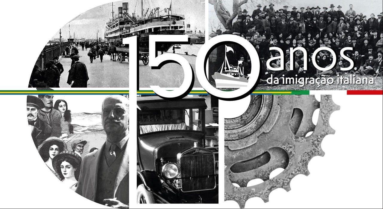 150 anos da imigração italiana