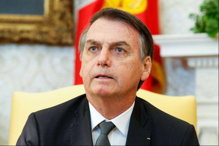 Na imagem, o ex-presidente Jair Bolsonaro 