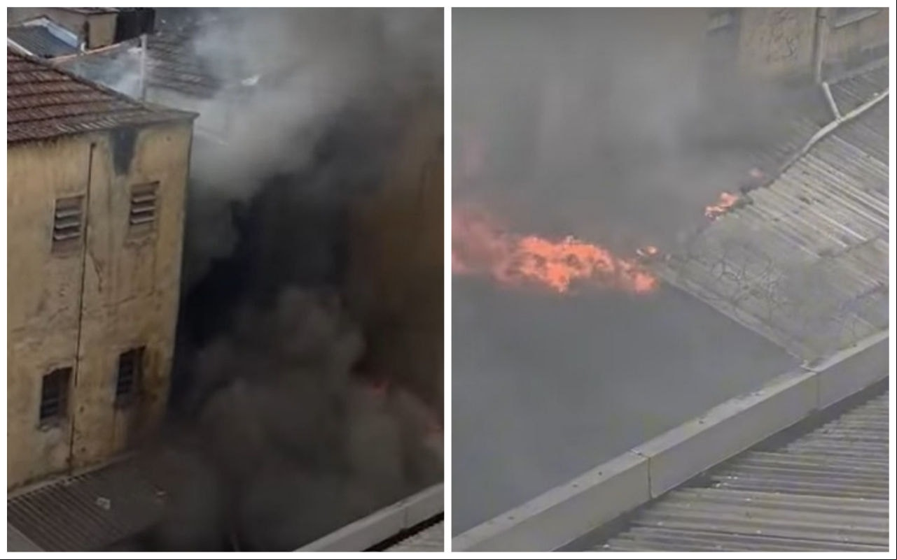 Incêndio mobilizou o Corpo de Bombeiros