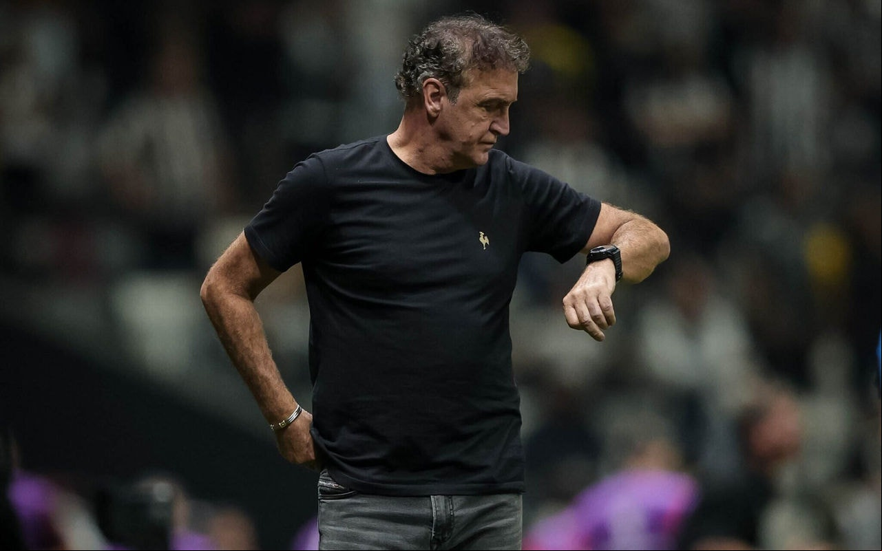 Cuca tem 63,2% de aproveitamento no Atlético-MG em 2025. Foto: Pedro Souza/Atlético