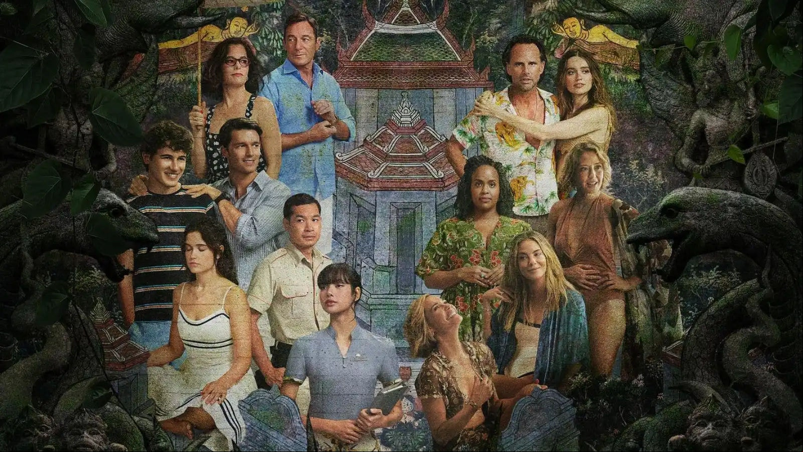 Capa The White Lotus Poster da 3ª temporada de The White Lotus