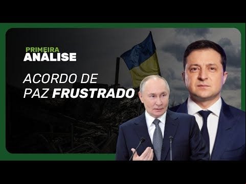 O presidente da Ucrânia, Volodymyr Zelensky, chega para negociações de paz na Turquia