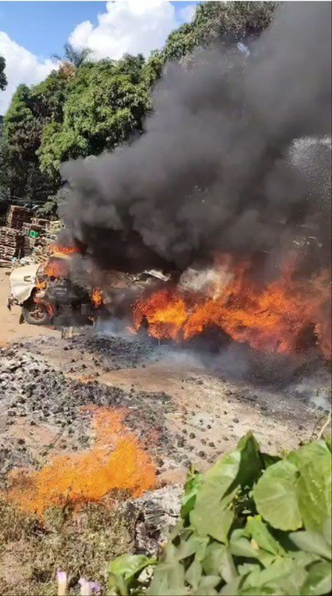  Ainda não se sabe as causas do incêndio, de acordo com o Corpo de Bombeiros