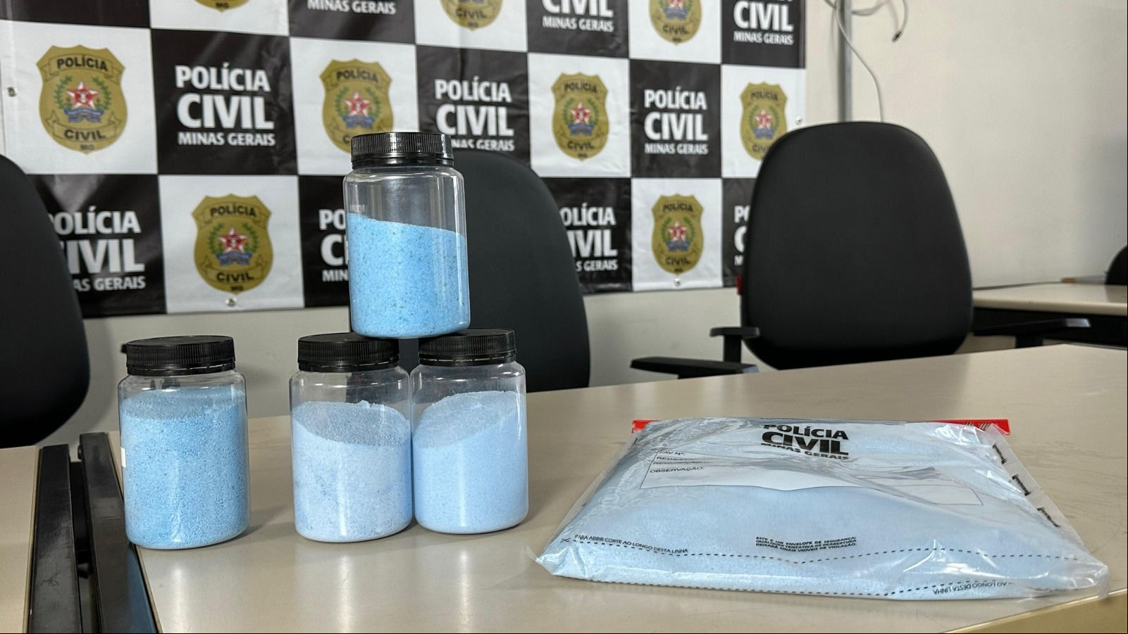 21 toneladas de sabão em pó falsificado foram apreendidas em São Joaquim de Bicas