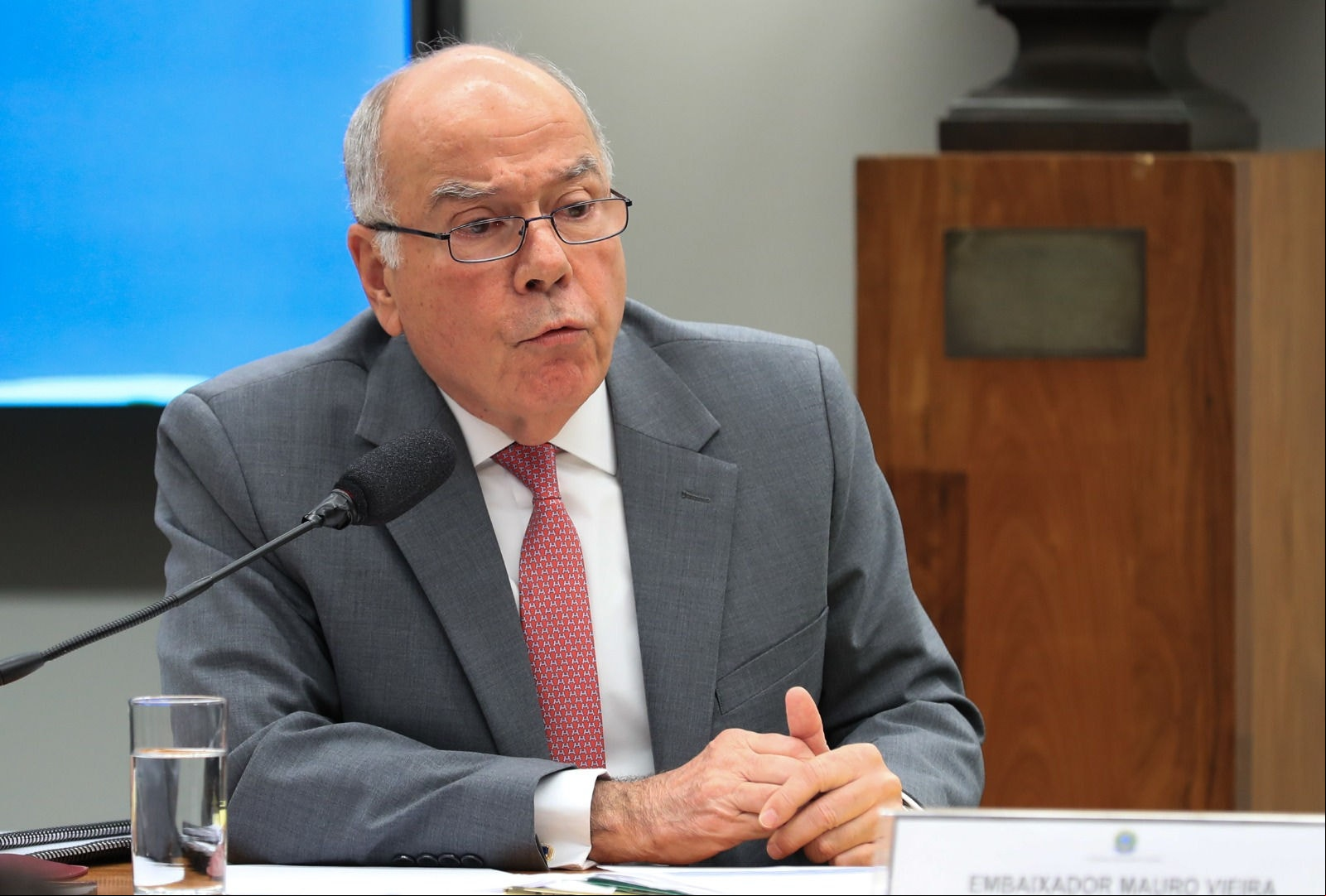 Mauro Vieira falou, nesta quarta-feira (28), à Comissão de Relações Exteriores da Câmara dos Deputados