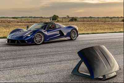 Hiperesportivo conversível Hennessey Venom F5 Roadster em detalhes